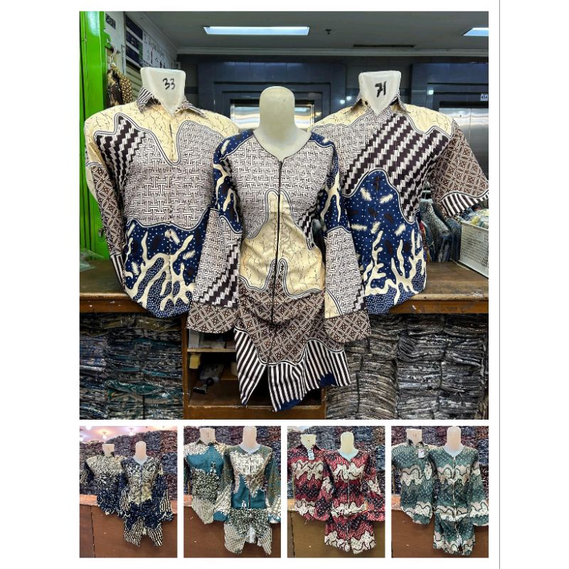 BATIK PRIA WANITA SERAGAMAN/BATIK PRIA LENGAN PANJANG/BATIK PRIA LENGAN PENDEK/TUNIK WANITA/BATIK SE
