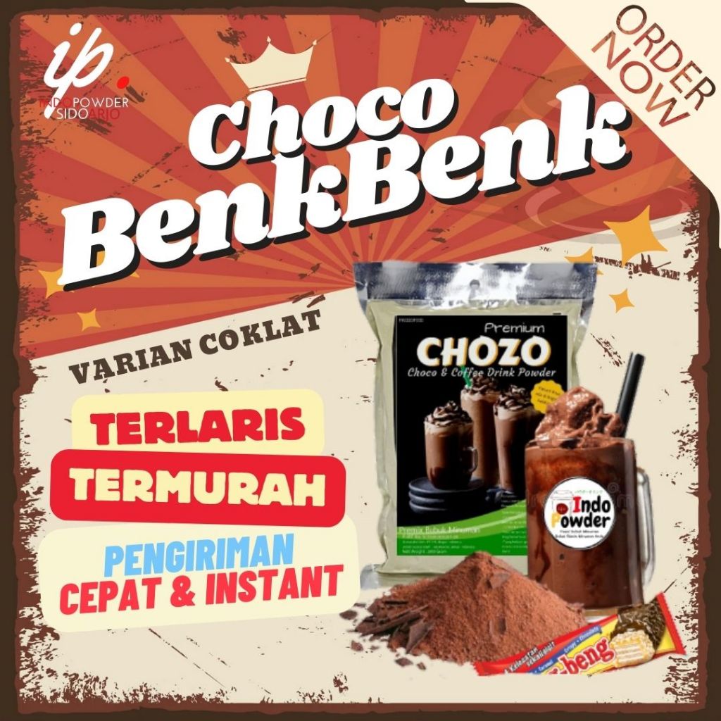 

Choco Beng-Beng 1 Kg / Bubuk Minuman Coklat rasa Beng-Beng / INDOPOWDER CHOZO