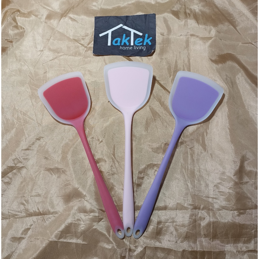 sutil SILICON TEFLON plastik buat menumis sotil sotel sodet codet spatula