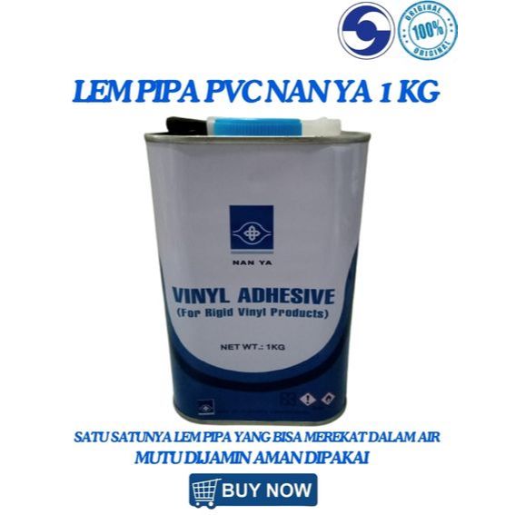 Lem Pipa PVC Nanya-Taiwan 1 Kg/Kotak