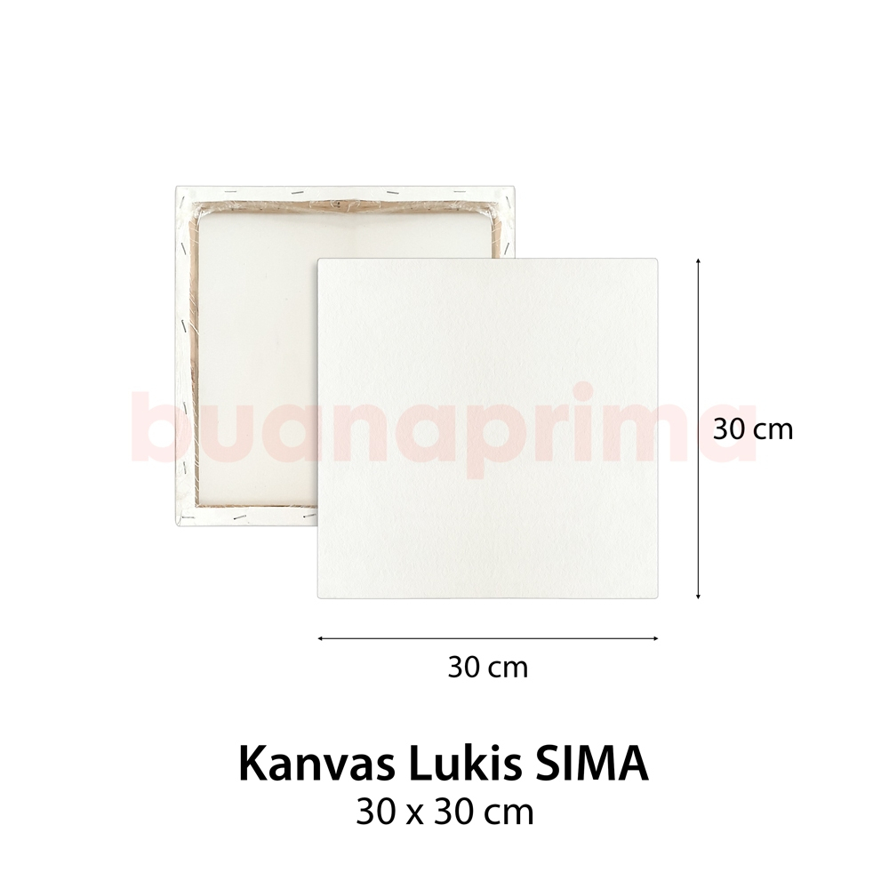 

Kanvas Lukis Sima 30 x 30 cm Media Lukis Putih