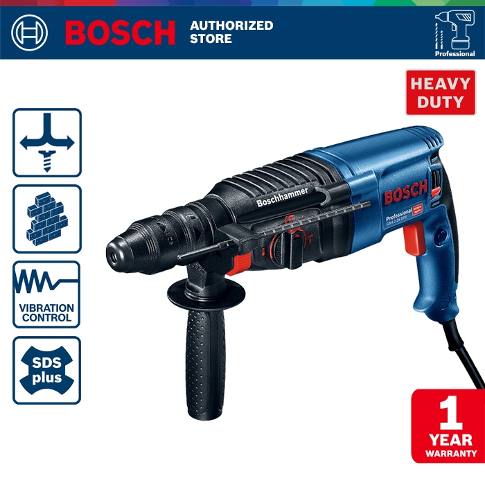 Bosch Rotary Hammer / Bor Beton Listrik 800Watt 26mm GBH 2-26