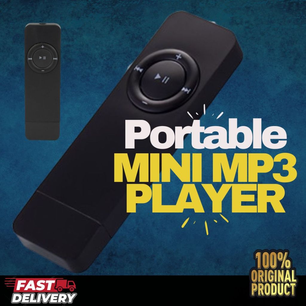 MP3 Player Mini | MP3 Mini With Slot TF Card | MP3 Player Flashdisk Portable  4.8