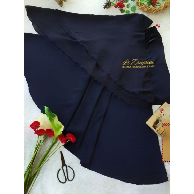 Lizaujaini Jilbab Safar Rit Purdah / Purdah Chiffon Silky / Safar Purdah