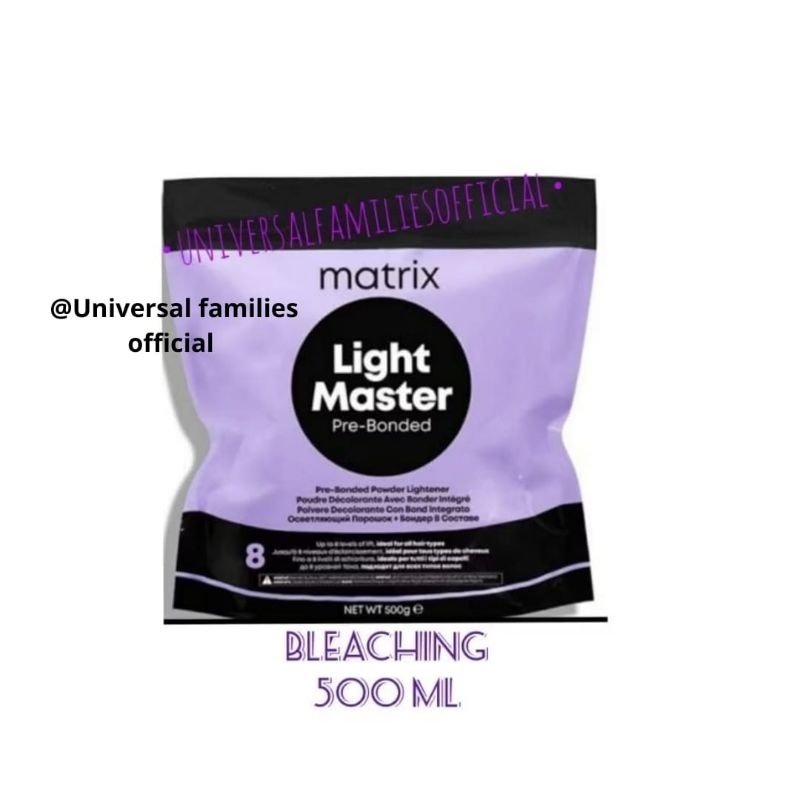 Matrix bleaching powder light master.