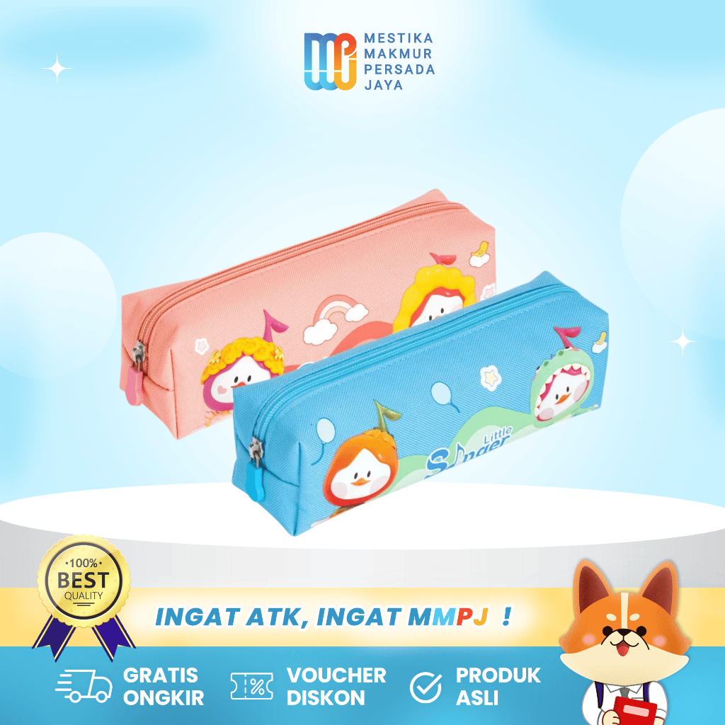 

Deli Tempat Pensil - Kotak Pensil Aesthetic Lucu – Little Singer EH911
