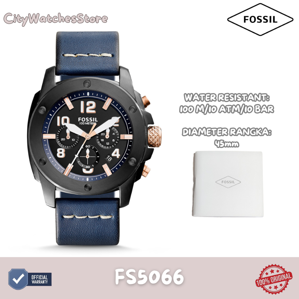 Jam Tangan Pria Fossil Original Bergaransi 1 Tahun Resmi – FS5066 / Jam Ori / Jam Tangan Baru/ Jam T