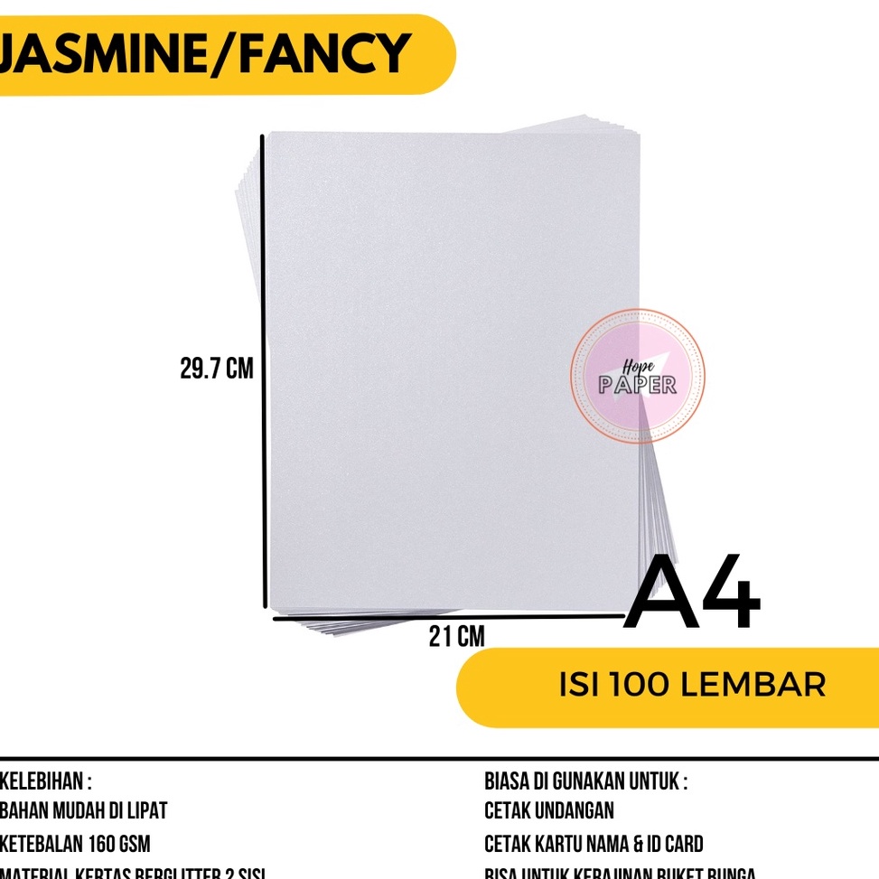 

Terlaris Kertas Jasmine Paper Flower A4 isi 1 lembar Kertas Jasmine A4 Kertas Jasmin M67