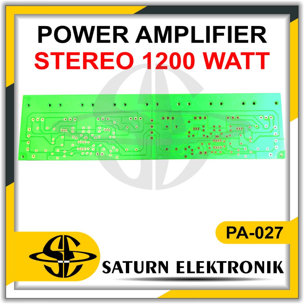 PCB Sanken 1200 Watt Stereo HI Power Amplifier PA-027
