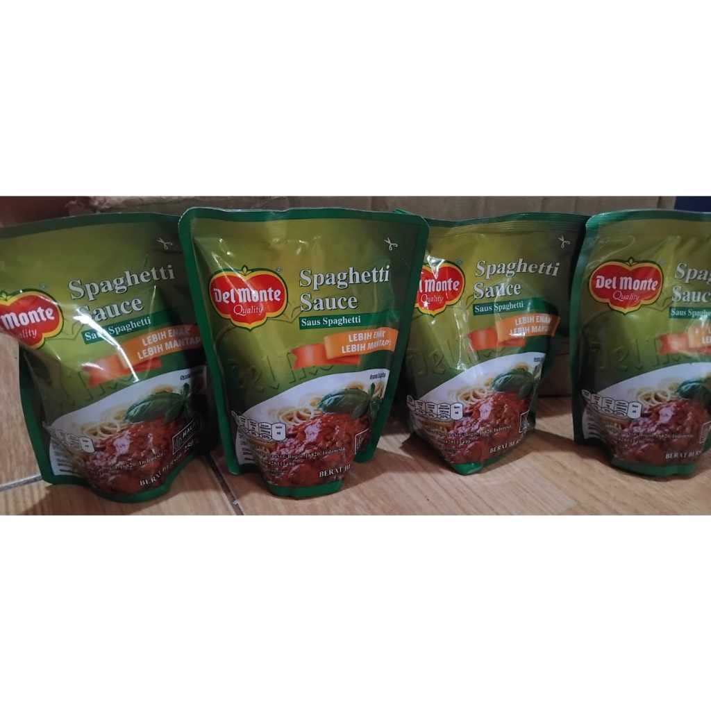 

Delmonte Spagetty Sauce/Saus Spagetty 250 gr
