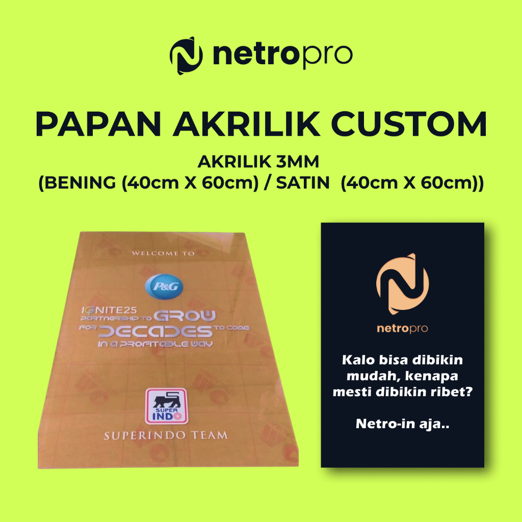 

Papan Akrilik Custom Print UV - Desain Eksklusif, Minimalis, dan Tahan Lama