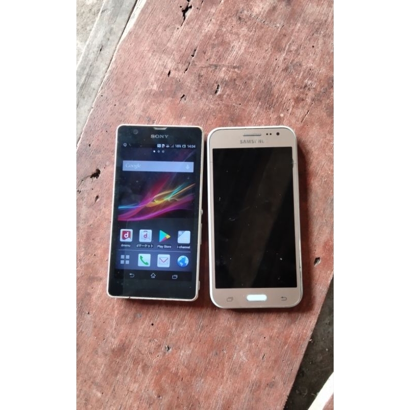 hp Sony Xperia dan Samsung galaxy bekas