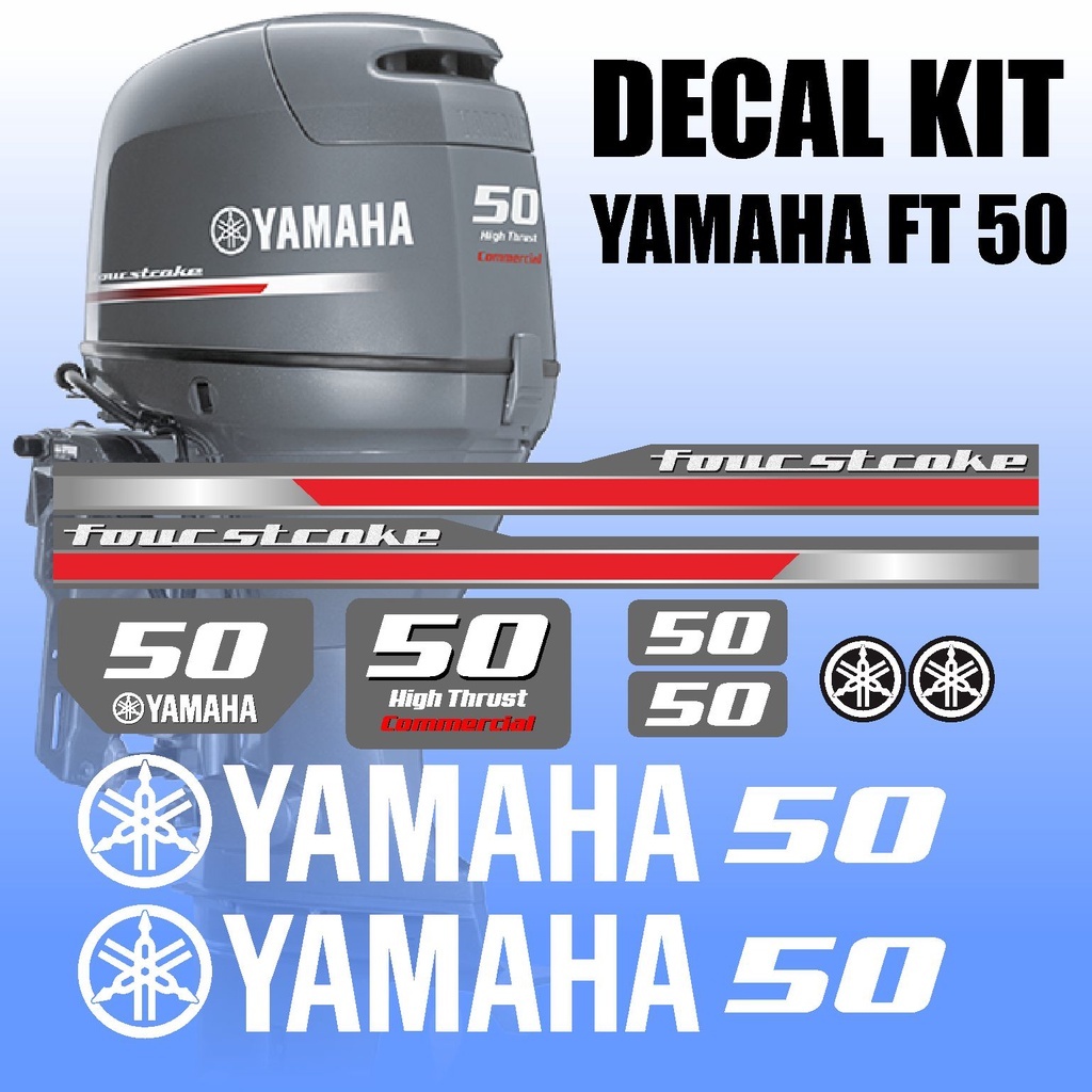 STIKER MESIN BOARD KIT TEMPEL YAMAHA 50 PK