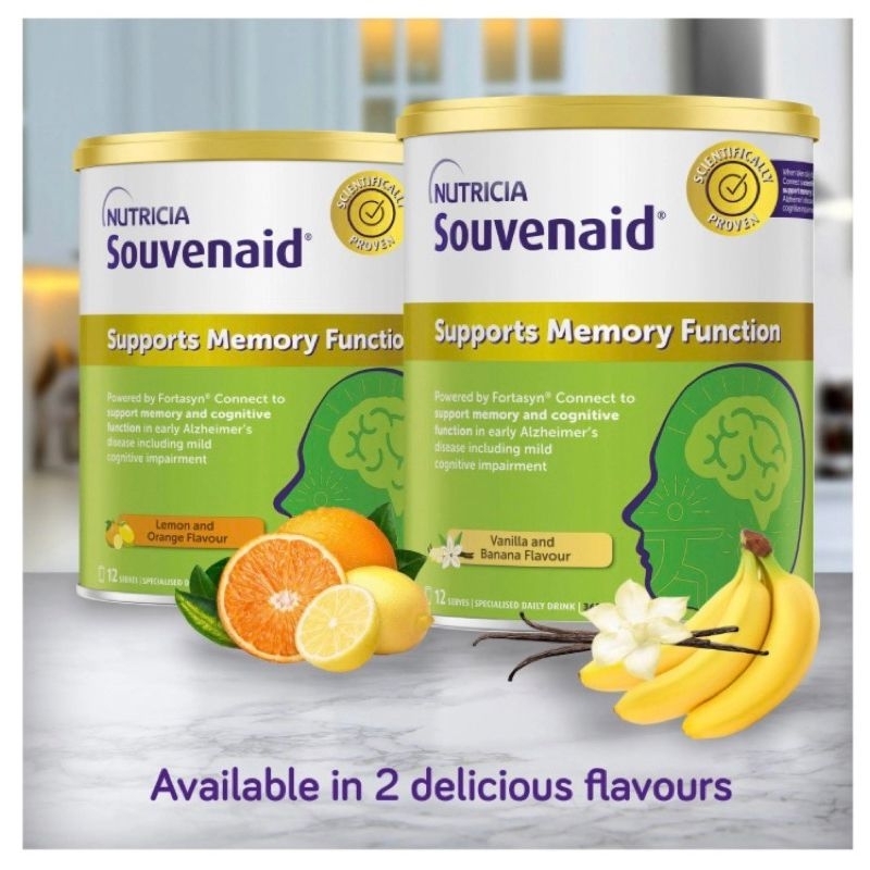 

Nutricia Souvenaid Powder formula for early alzheimer dementia or cognitive impairment