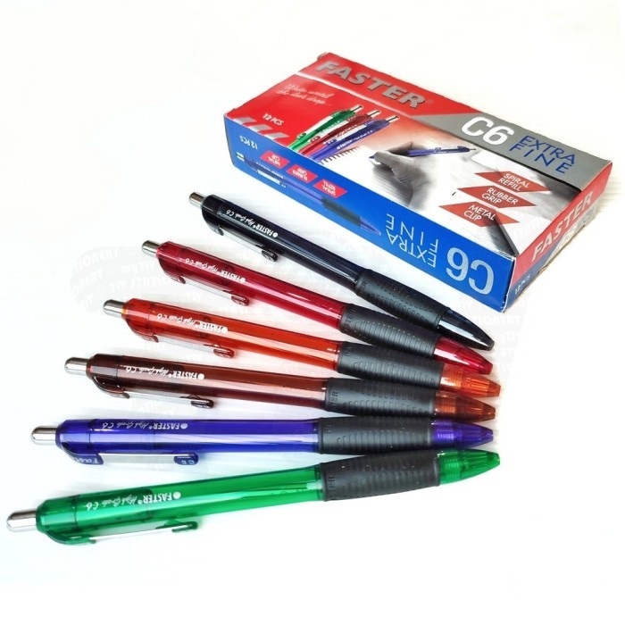 

Pulpen Faster C6 (1 pack = 12 pcs)