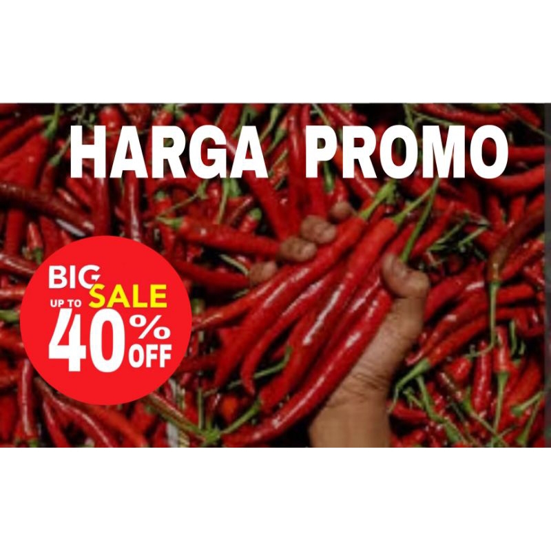 

CABE MERAH BESAR FRESH 1 kg langsung petik dr petani