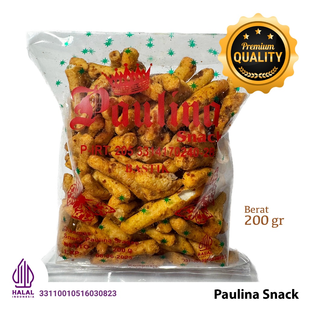 

Paulina Snack BASRENG STIK BASTIK Rasa Pedas 200g