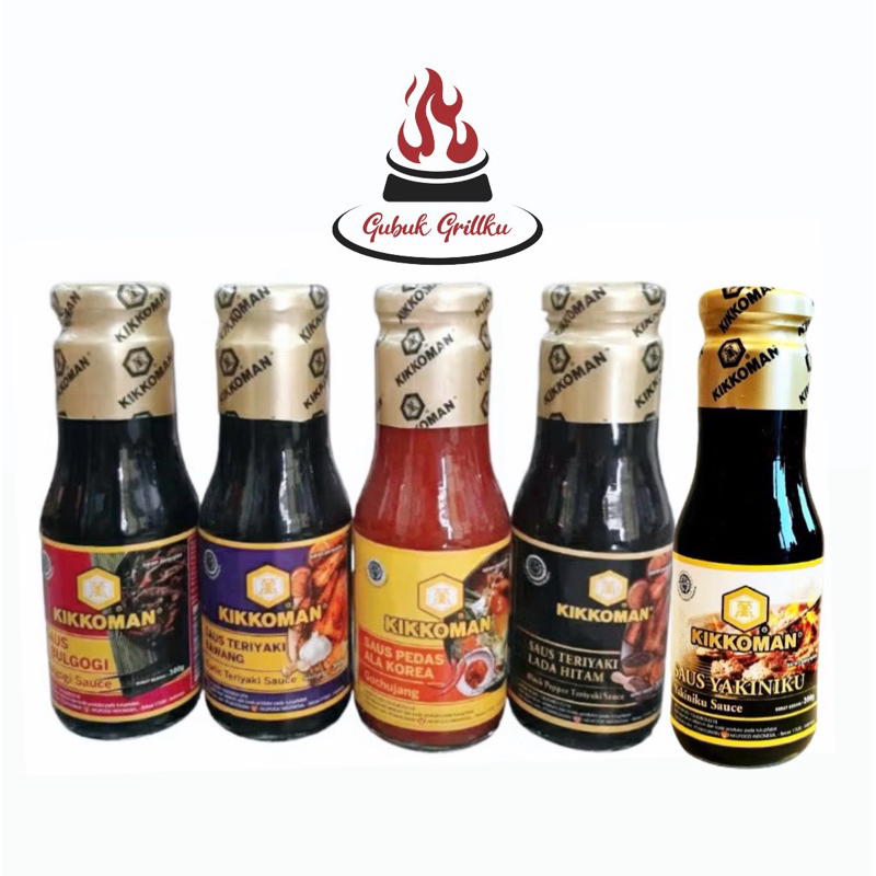 KIKKOMAN SAUCE 300GRAM || SAUS BBQ GRILL || SAUS GRILL