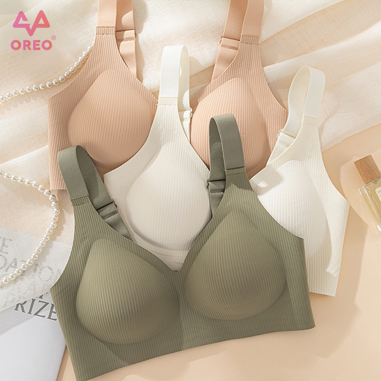 OREO [3PCS] -2398- Bra BH Wanita Seamless | Busa Tipis Cup | Tanpa Kawat
