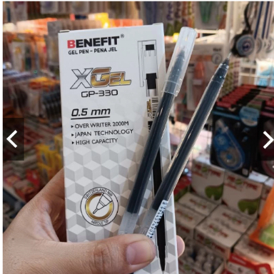 

1 pak isi 12 Pulpen Gel Pulpen Apel Murah Grosir