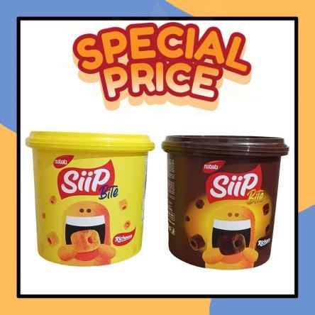 

Nabati SIIP Bite Kemasan Toples 85gr Richoco / Richeese Makanan Ringan Ekstrudat Rasa Coklat/Keju