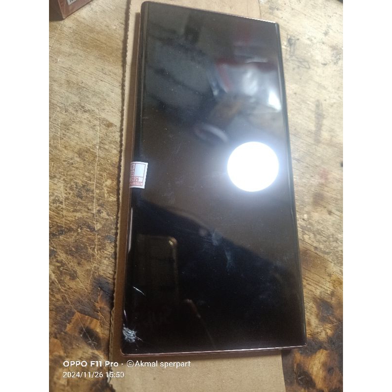 LCD ORI SAMSUNG NOT 20 ULTRA ORIGINAL CABUTAN RETAK