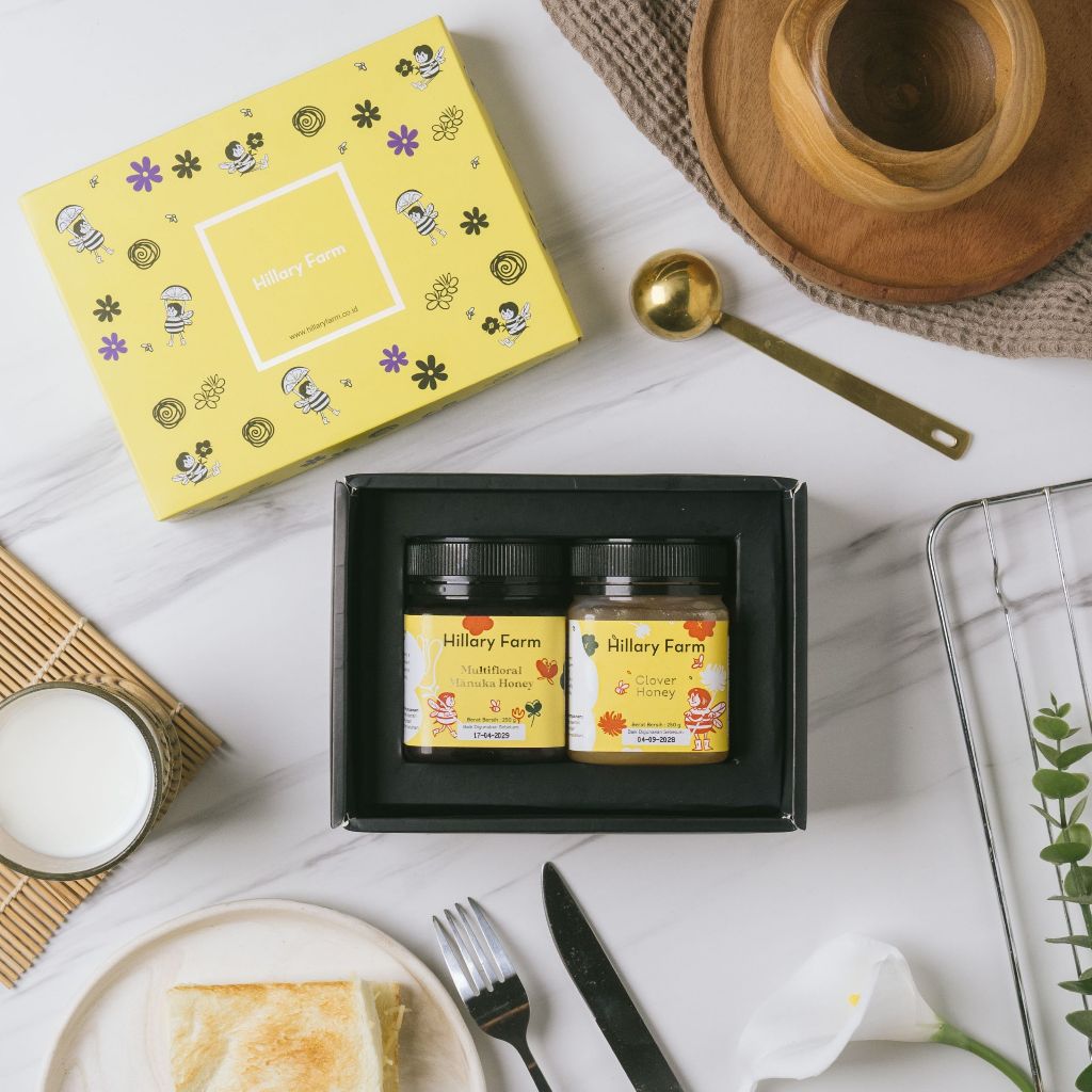 

Hampers Multifloral Manuka Honey 250gr + Clover Honey 250gr