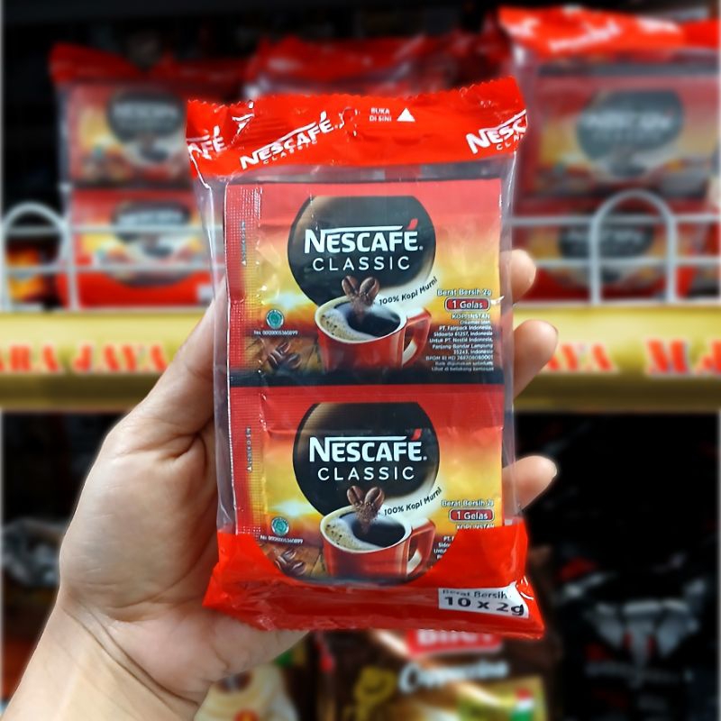 

Nescafe Kopi Klasik Sachet 10 x 2gr