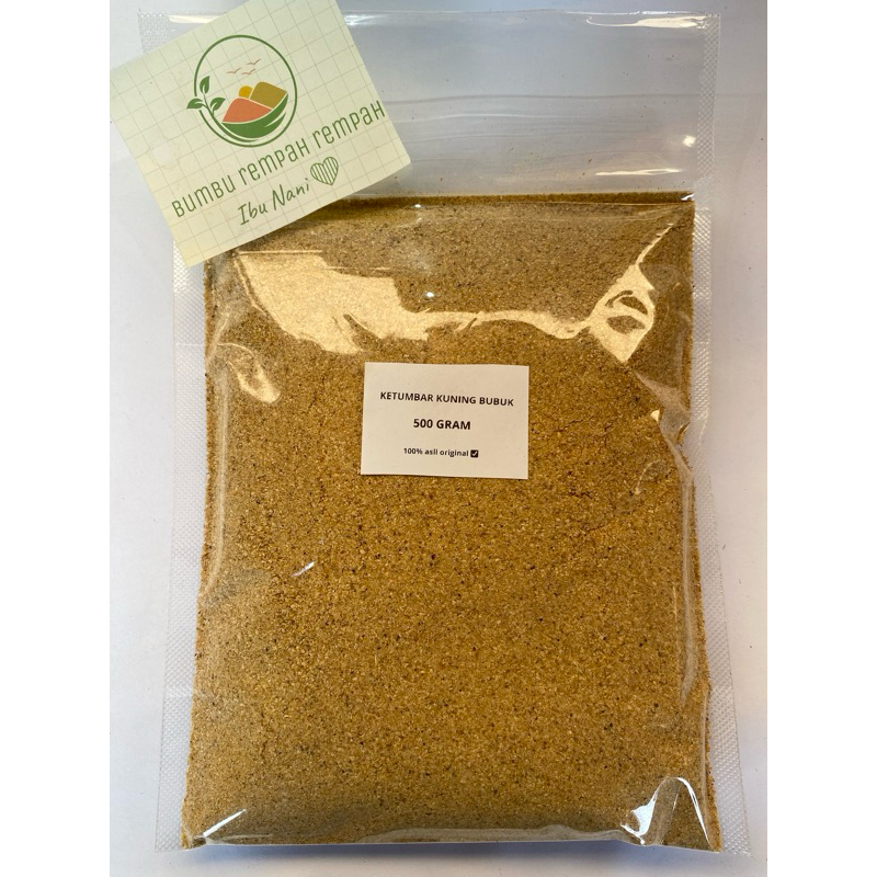 

ketumbar kuning bubuk 500 gram asli original