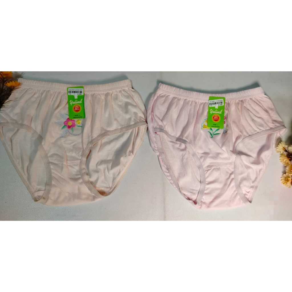 YUTIND BORDIR SABLON - Celana Dalam Wanita Yutind JUMBO Ukuran L-1742