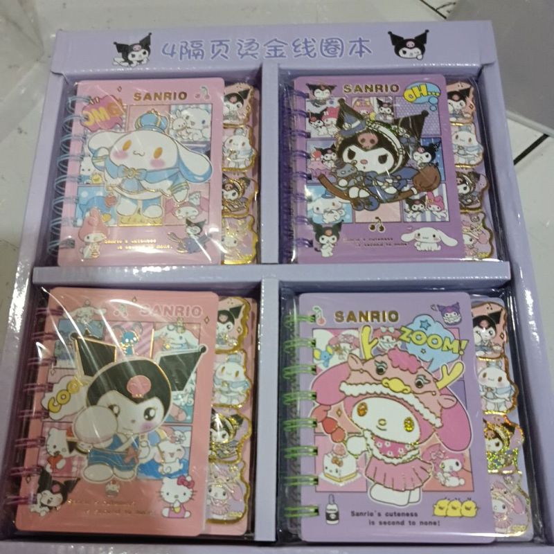 

Buku binder Sanrio kuromi lucu