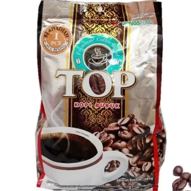 

TOP kopi bubuk coffee murni 380gr berhadiah gelas ti