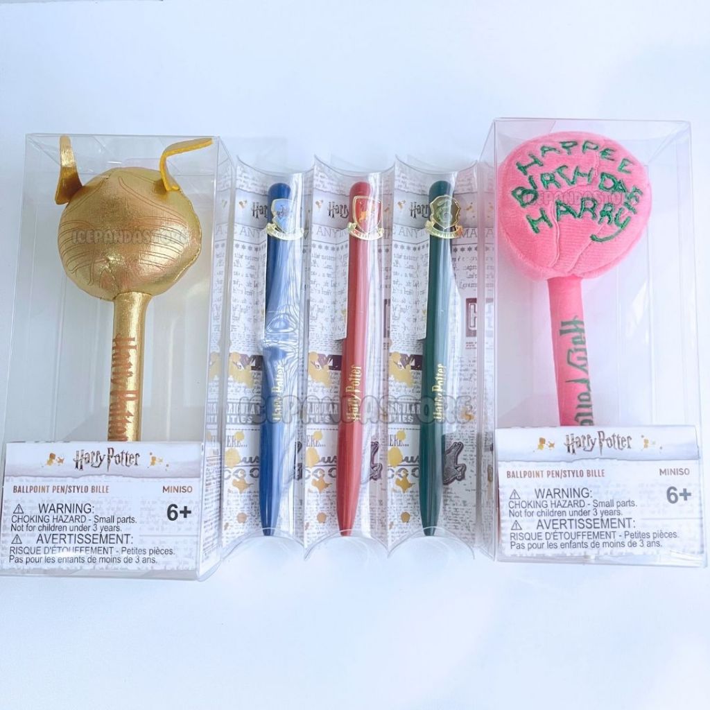 

Miniso x Harry Potter Ballpoint Pen Golden Snitch - Gryffindor - Ravenclaw - Slytherin