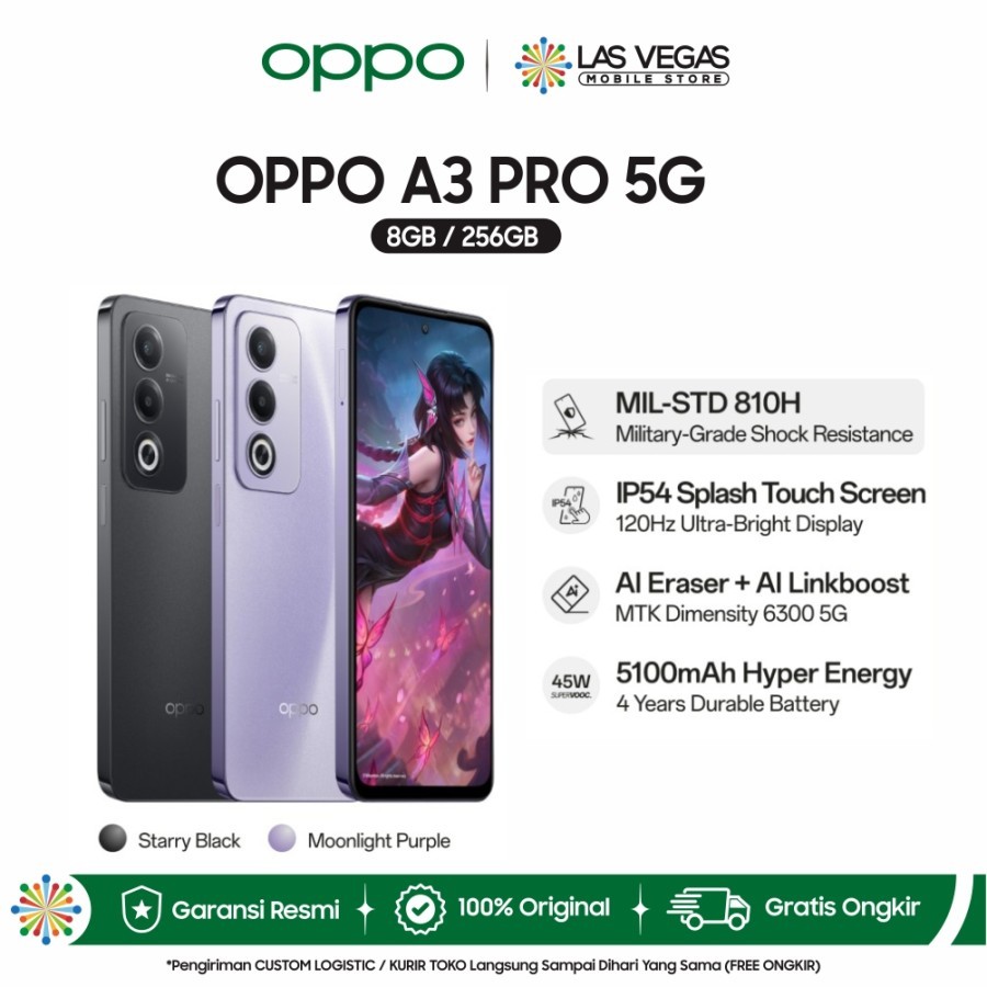 OPPO A3 Pro 5G 8GB/256GB NFC Smartphone
