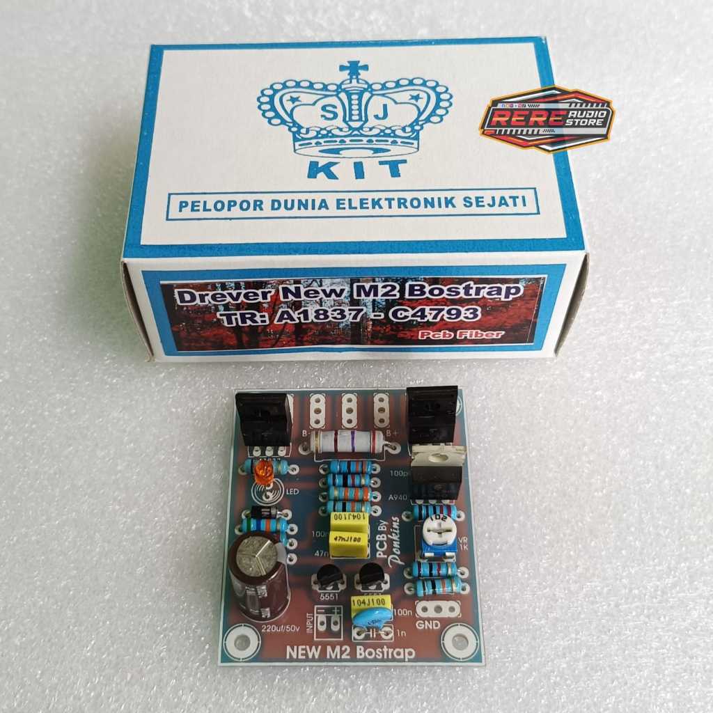 Kit Driver Amplifier M2 Bostrap Cabe Rawit PCB Fiberglass FR4 Original