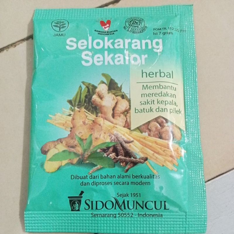 

Selokarang Sekalor Sidomuncul 1pack isi 10bungkus