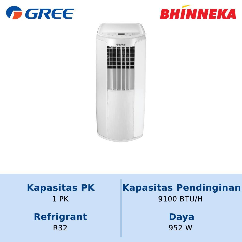 GREE AC Portable 1 PK GPC-09P1