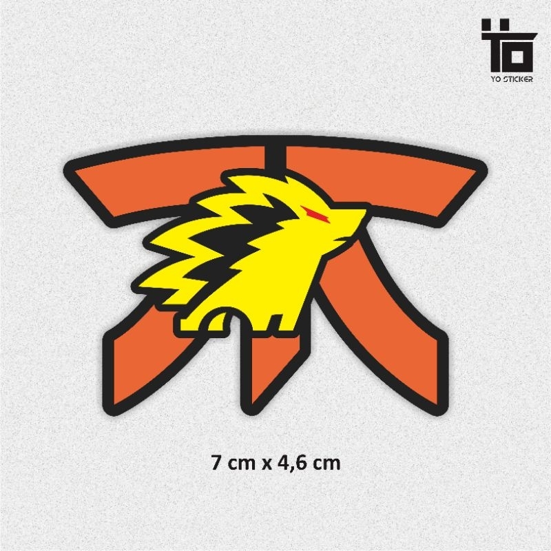 

STICKER FNATIC ONIC/TEAM FNATIC ONIC/TEAM MOBILE LEGEND/E-SPORT