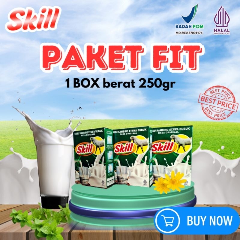 

susu etawa skill rasa original kemasan revil 250gr