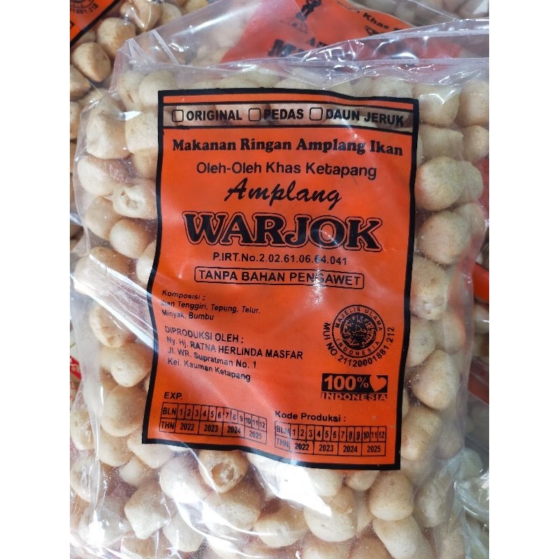 

Amplang WARJOK Khas Ketapang 150gr