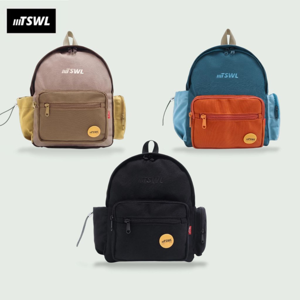 Tas Ransel Sekolah Gendong Gandong Punggung Mini Backpack Anak Travelling Jalan-Jalan Unisex Pria Wa