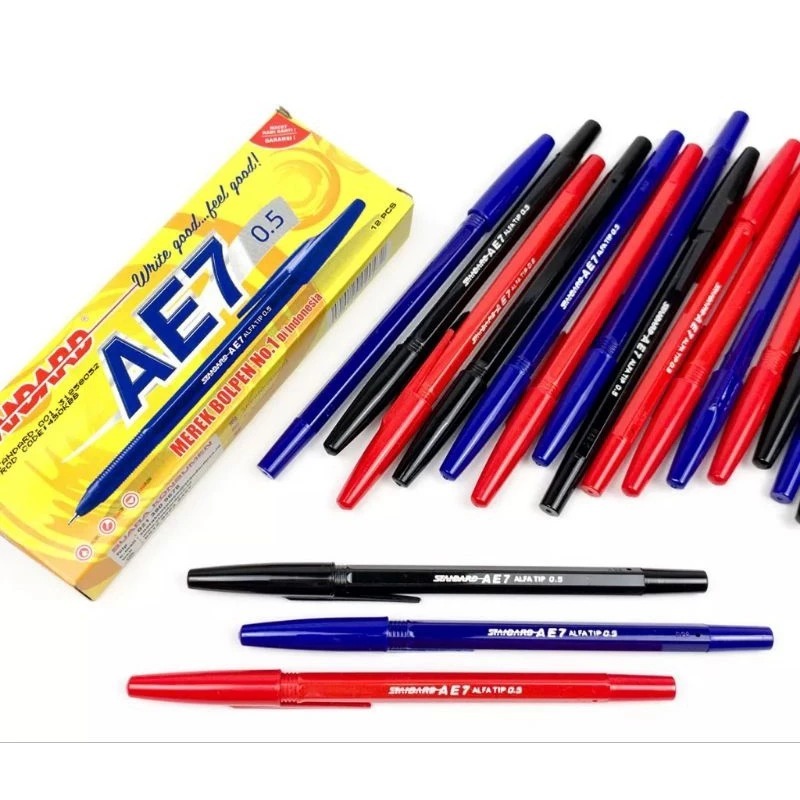 

Pulpen Standar | Pulpen tiga warna (satuan)
