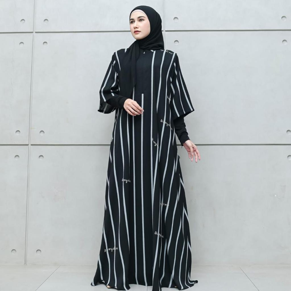 Aisyalina ID Couple Mom and Kids Nailazaara Set Khimar Pashmina Segiempat Bonita Motif Printing Gami