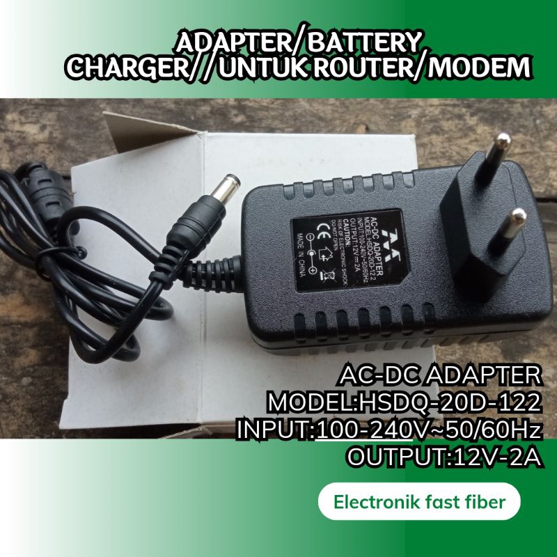 ADAPTOR 12VOLT 2AMPERE