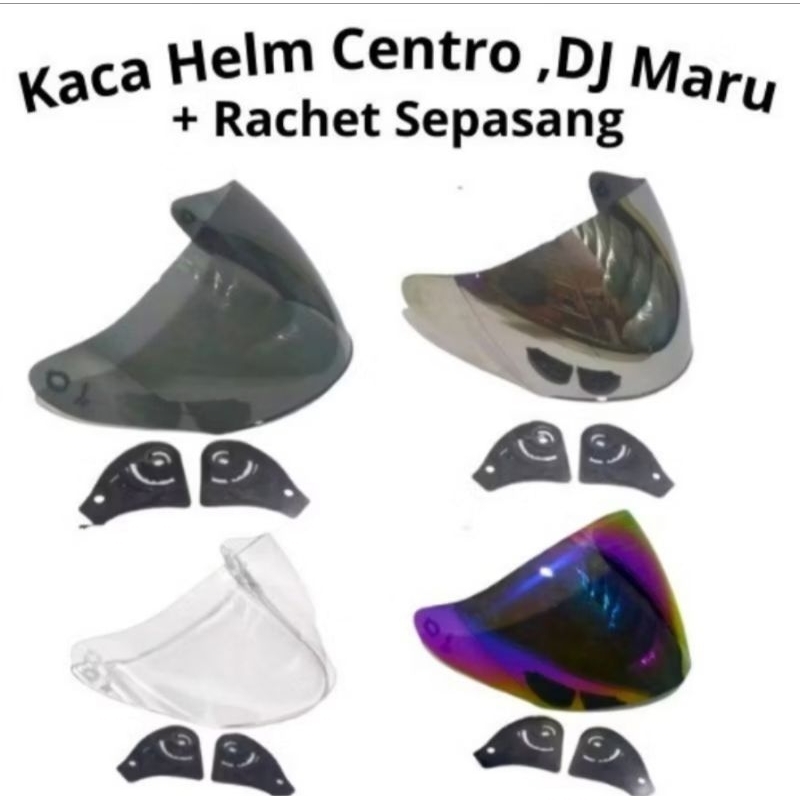 KACA HELM GMT DOUBLE VISOR CENTRO