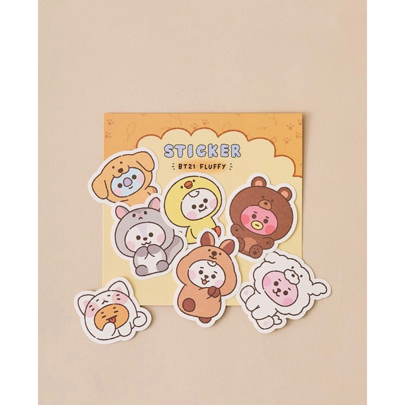 

BT21 Baby Stickers Set Fluffy