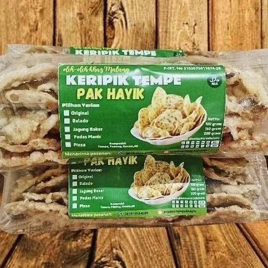 

(Oleh-Oleh Khas Malang) Keripik Tempe 1 pcs