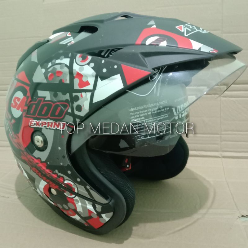 HELM BXP DOUBLE VISOR HELM 2 KACA