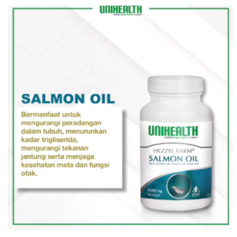 Promo salmon oil unihealth 90softgel Termurah