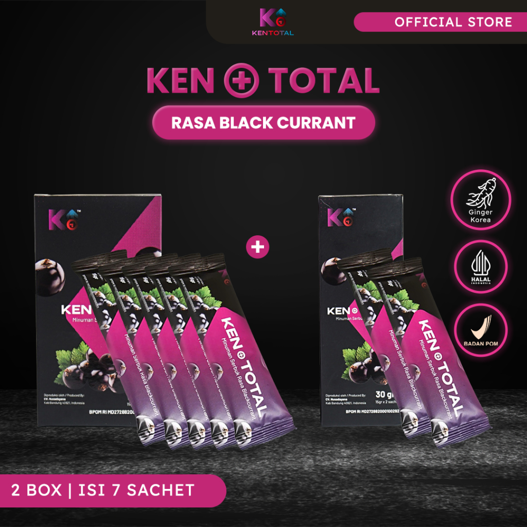 

Kentotal Minuman Serbuk Pria dengan Rasa Blackcurrant (Isi 7 Sachet)